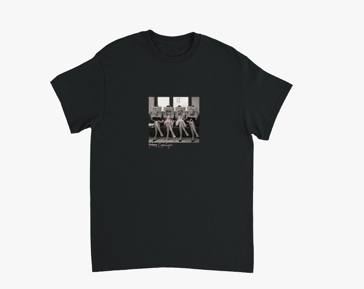 Sunday Rue black crewneck t-shirt